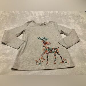 Kids Gray Deer Top
